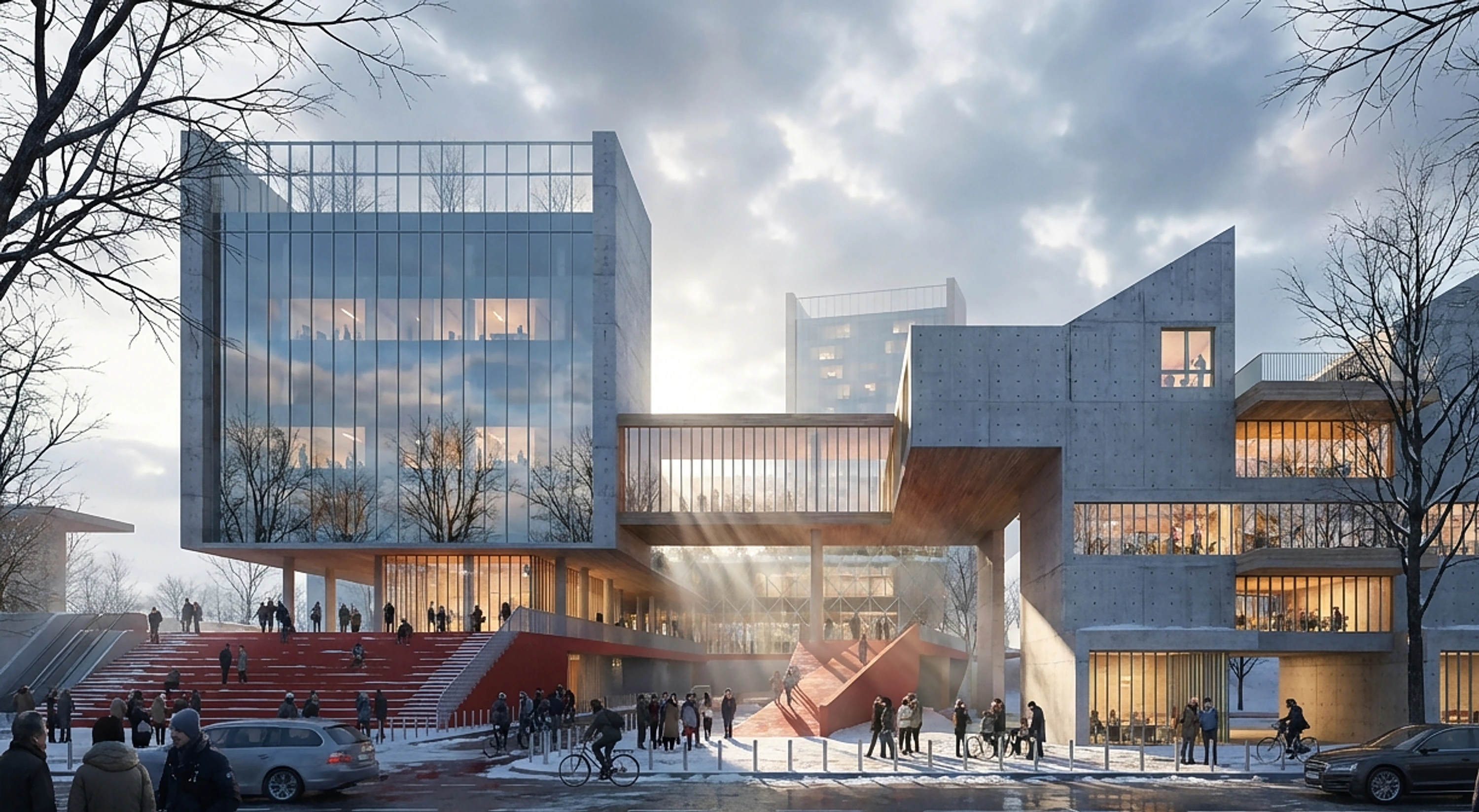 Bovisa - Concorso Reinventing Cities - Progetto di riqualifizazione lotto in prossimità della stazione FNM - Progetto di Giulio Fenyves - Arco Associati