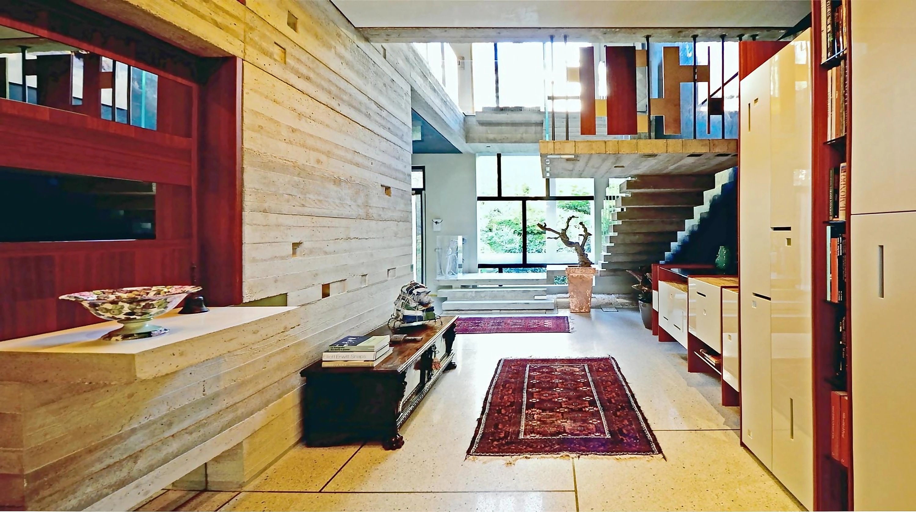 Villa a Ferrara - Veduta dell'ingresso - Progetto di Giulio Fenyves - Arco Associati